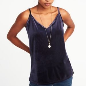 Old Navy Velvet Blue Top